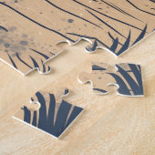 Bombay-Cat an einem tropischen Strand bei Sonnenun Puzzle (Seite)