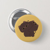 Bombay Cat Couple Button (Vorne & Hinten)