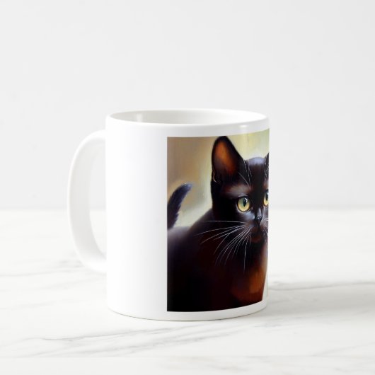 Bombay Cat Kaffeetasse (Vorderseite Links)
