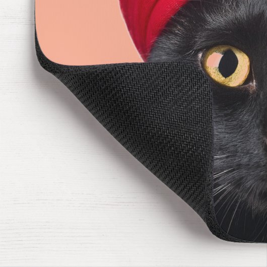 Bombay Cat mit einem Turban Mousepad (Ecke)