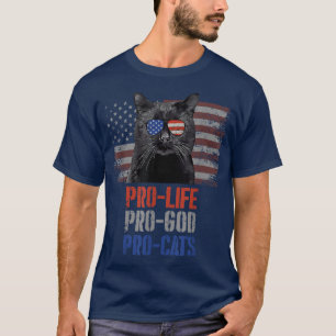 Bombay Cat Pro Life Pro God Pro Katzen Amerikanisc T-Shirt