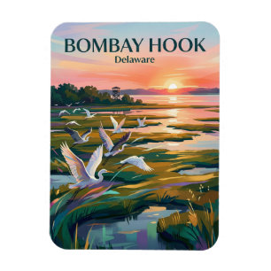 Bombay Hook National Wildlife Refuge USA -> Bombay Magnet