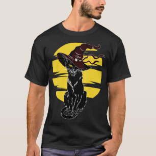 Bombay-Katze schwarz und weiß Schwarze Katze mit T-Shirt