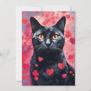 Bombay Katze Valentinstag Feiertagskarte