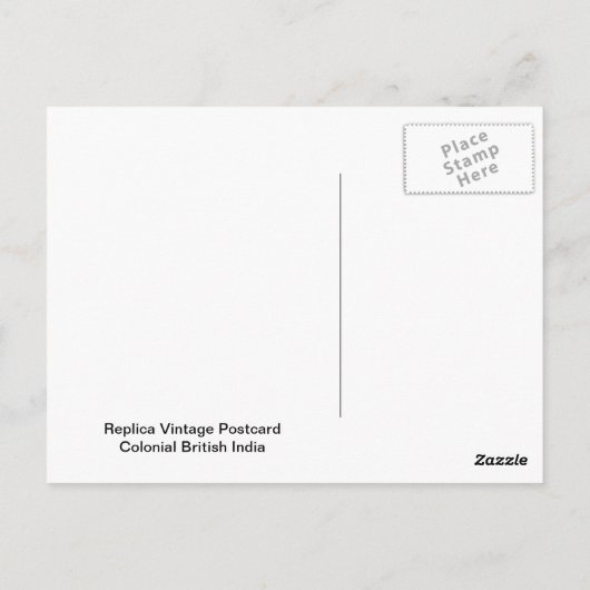 Bombay Postkarte (Rückseite)