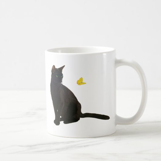 Bombaykatze u. -schmetterling kaffeetasse (Rechts)