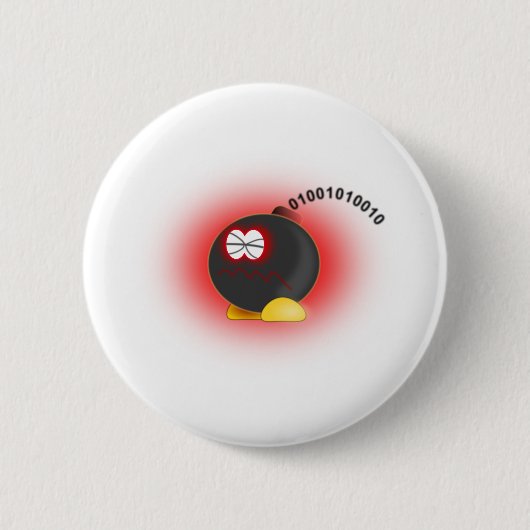 BombComputerVirus Button (Vorderseite)