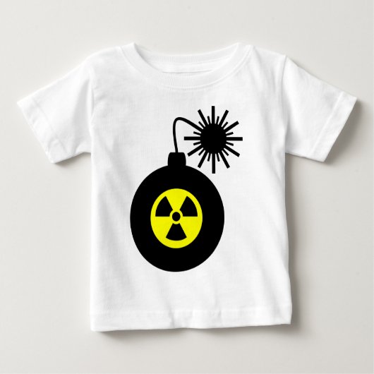 Bombe für nuklearen Power Baby T-shirt (Vorderseite)