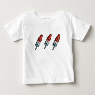 Bombe Popsicle-Pop-Kunstt-shirt Baby T-shirt