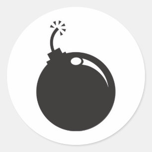 Bombe Runder Aufkleber