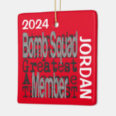 Bombe Squad Mitglied Sonderbeauftragter CUSTOM Keramikornament (Links)
