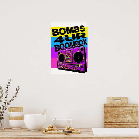 Bomben 4UR Boombox Poster (Küche)