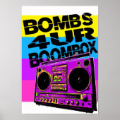 Bomben 4UR Boombox Poster (Vorne)