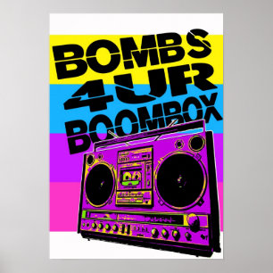 Bomben 4UR Boombox Poster