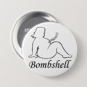 Bomben-Knopf Button (Vorne & Hinten)