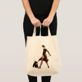 BOMBEN-SCHLECHTE MÄDCHEN Retro Button-UPS Tragetasche (Vorderseite (Produkt))