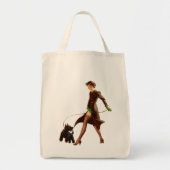 BOMBEN-SCHLECHTE MÄDCHEN Retro Button-UPS Tragetasche (Vorne)