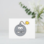 Bombengesicht anklicken postkarte (Stehend Vorderseite)