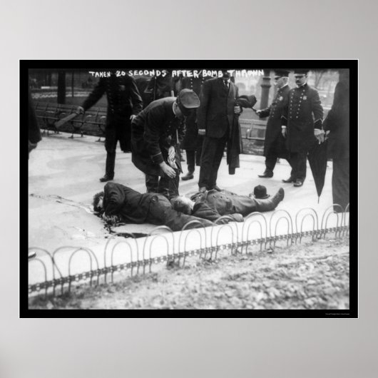 Bombenopfer in New York City 1908 Poster (Vorne)