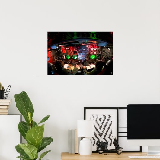 BOMBER AVIONICS, NAV und WAFFENKONSOLE Poster (Heimbüro)