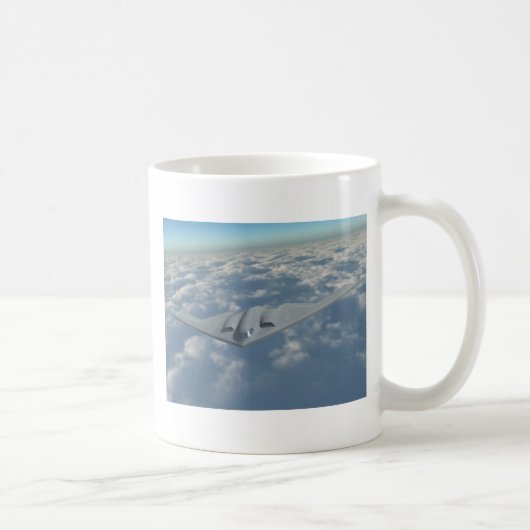 Bomber B2 über den Wolken Kaffeetasse (Rechts)