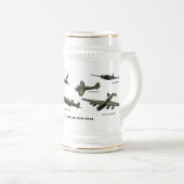 Bomber Command Stein. Bierglas (VorderseiteRechts)
