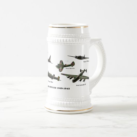 Bomber Command Stein. Bierglas (VorderseiteRechts)