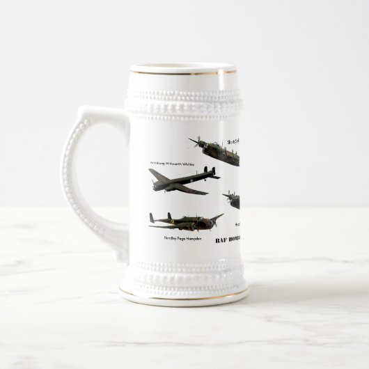 Bomber Command Stein. Bierglas (Links)