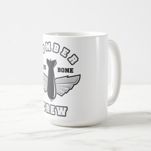 Bomber-Crew B-1B Kaffeetasse (VorderseiteRechts)