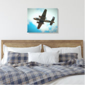 Bomber des Zweiten Weltkriegs Leinwanddruck (Insitu (Schlafzimmer))