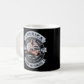 Bomber Girl-Button Kaffeetasse (Vorderseite Links)