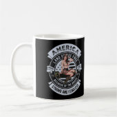 Bomber Girl-Button Kaffeetasse (Links)