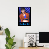 Bomber Girl Poster (Heimbüro)