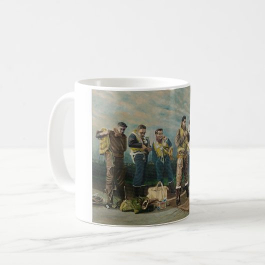 Bomber-Jungen-Tasse Kaffeetasse (Vorderseite Links)