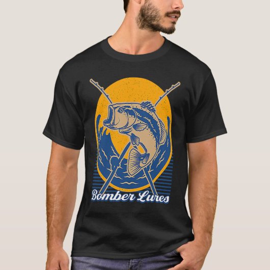 Bomber Köder Jagd Hobby Jäger Freizeitbeschäftigun T-Shirt (Vorderseite)