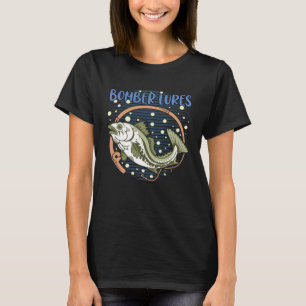 Bomber Köder Jagd Hobby Jäger Zeitvertreib Angeln  T-Shirt