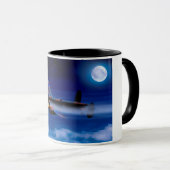Bomber-kommende Zuhause-Tasse Tasse (VorderseiteRechts)