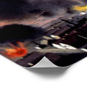 Bomber-Kriegskunst-Poster VON 14.95 Poster (Ecke)