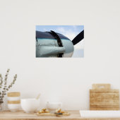 Bomber-Motor des Zweiten Weltkriegs Poster (Küche)