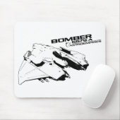 Bomber mouse pad mousepad (Mit Mouse)