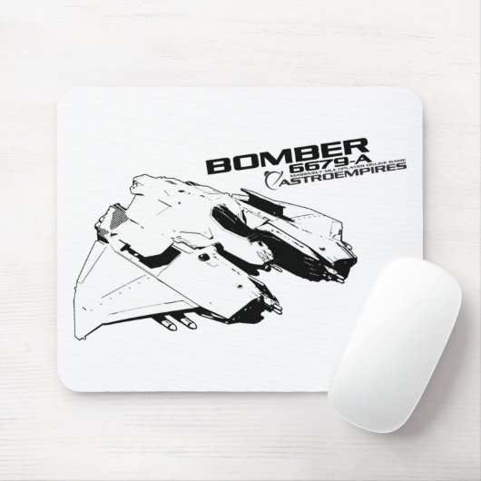 Bomber mouse pad mousepad (Mit Mouse)