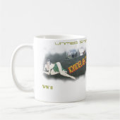 Bomber-Nasen-Kunst - WW II Kaffeetasse (Links)