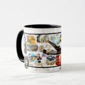 Bomber-Nasen-Kunst - WW II Tasse (Vorderseite Links)