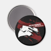 Bomber-Schwarzmagnet Magnet (Vorderseite/Rückseite)