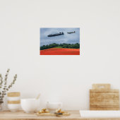 Bomber und Hurrikan von Lancaster Poster (Küche)