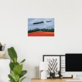 Bomber und Hurrikan von Lancaster Poster (Heimbüro)