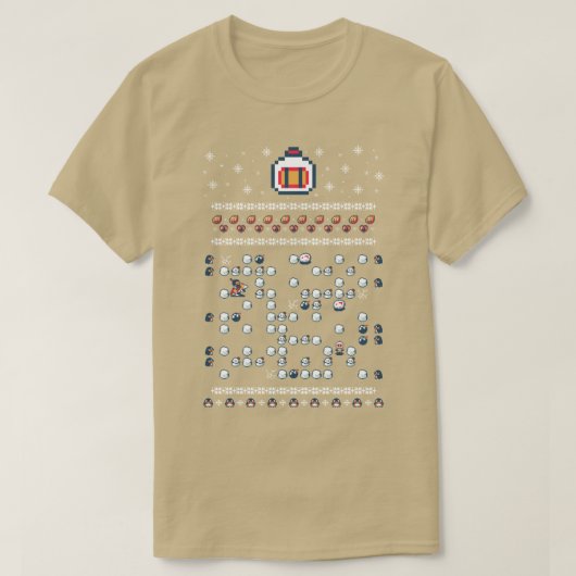 Bomber-Weihnachten T-Shirt (Design vorne)