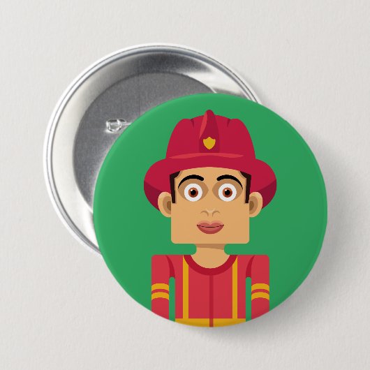 Bombero Button (Vorne & Hinten)