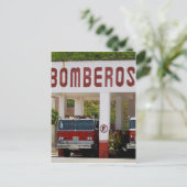 Bomberos Postkarte (Stehend Vorderseite)