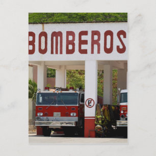 Bomberos Postkarte